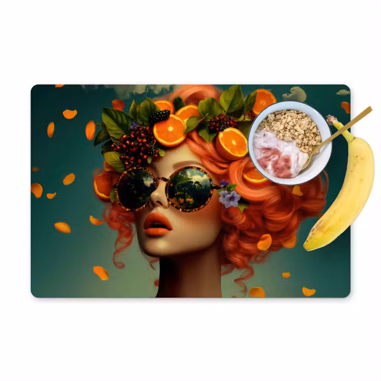 Sets de table - Femelle - Orange - Berry - Orange — 1