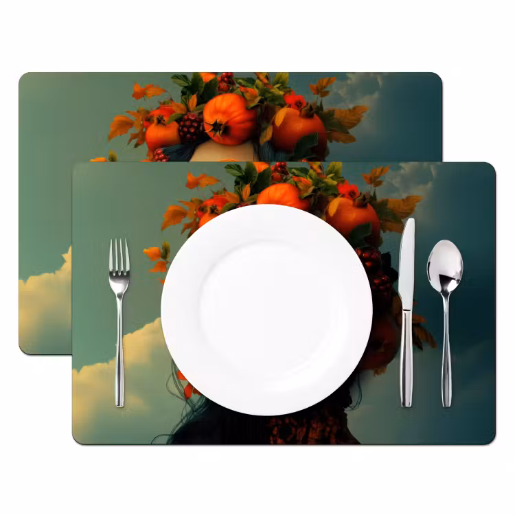 Sets de table - Femme - Grenade - Automne - Lunettes de soleil — 2