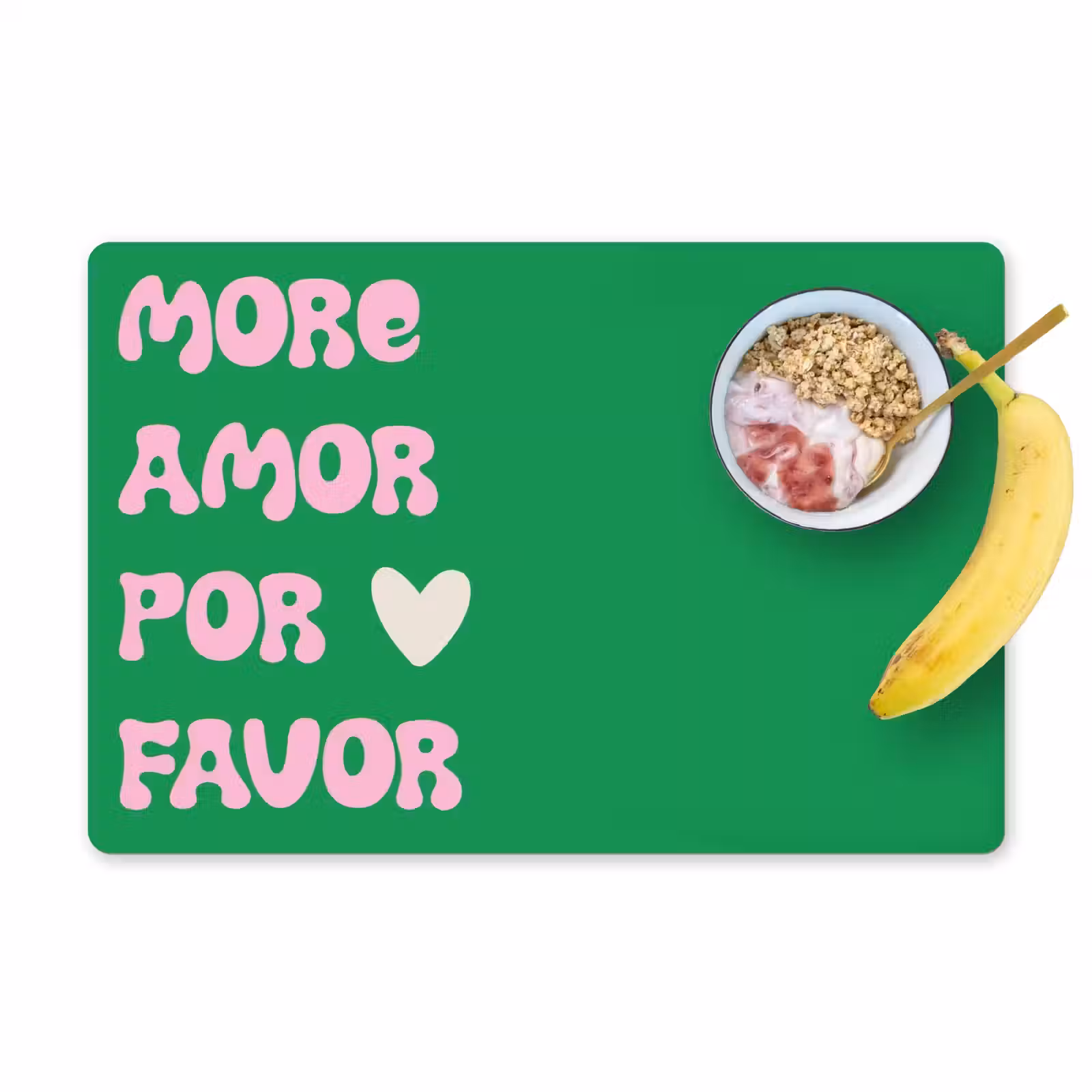 Sets de table - Amor - Valentine - Vert - Texte — 1