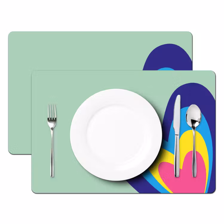 Sets de table - Coeurs - Colorés - Valentin — 2