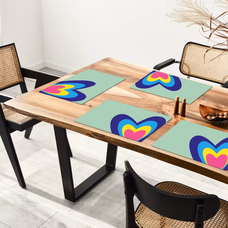 Sets de table - Coeurs - Colorés - Valentin — 4