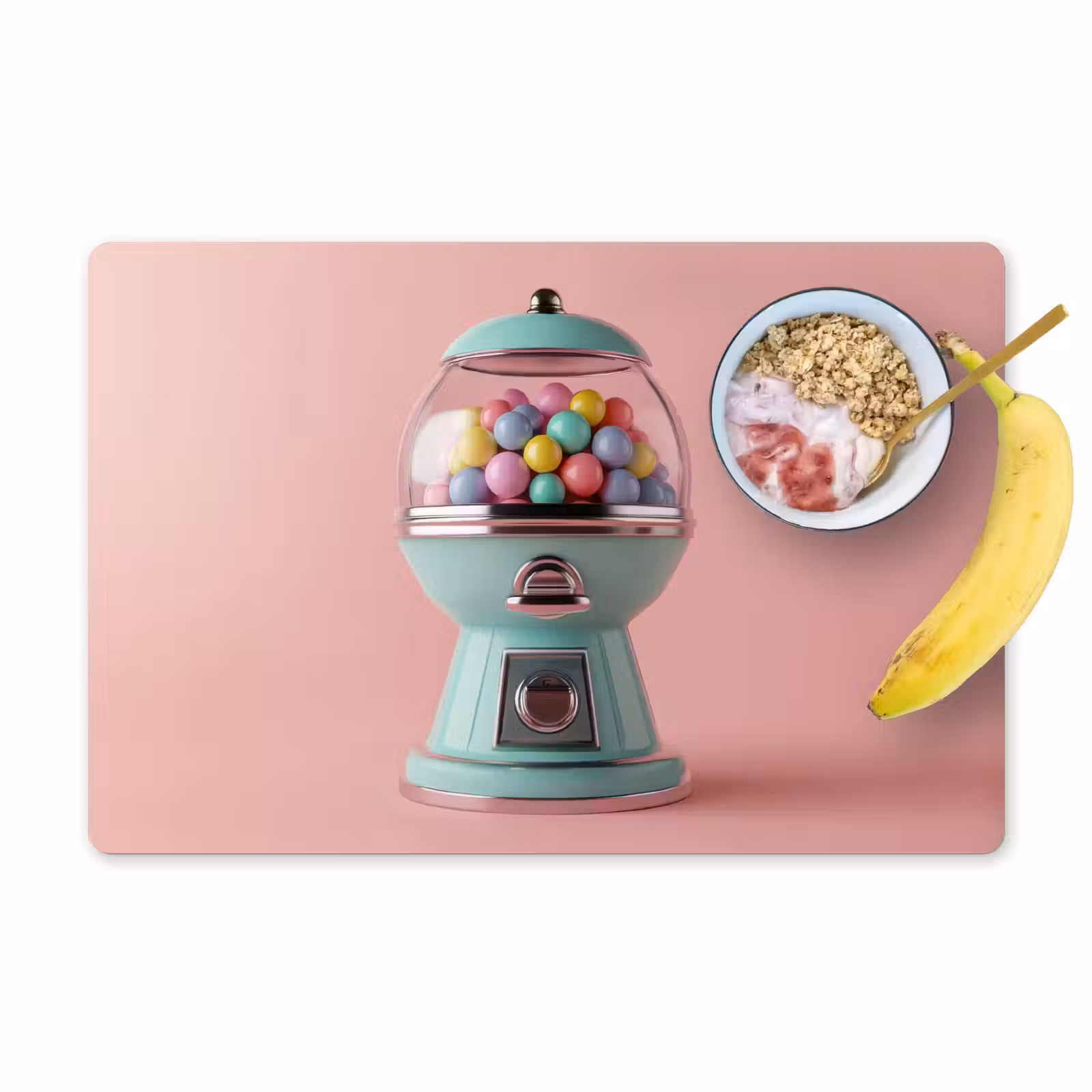 Sets de table - Chewing-gum - Rétro - Bonbons - Rose — 1