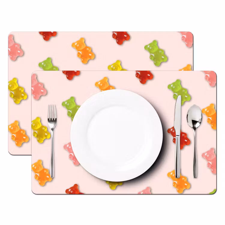 Sets de table - Couleur - Candy - Rose — 2
