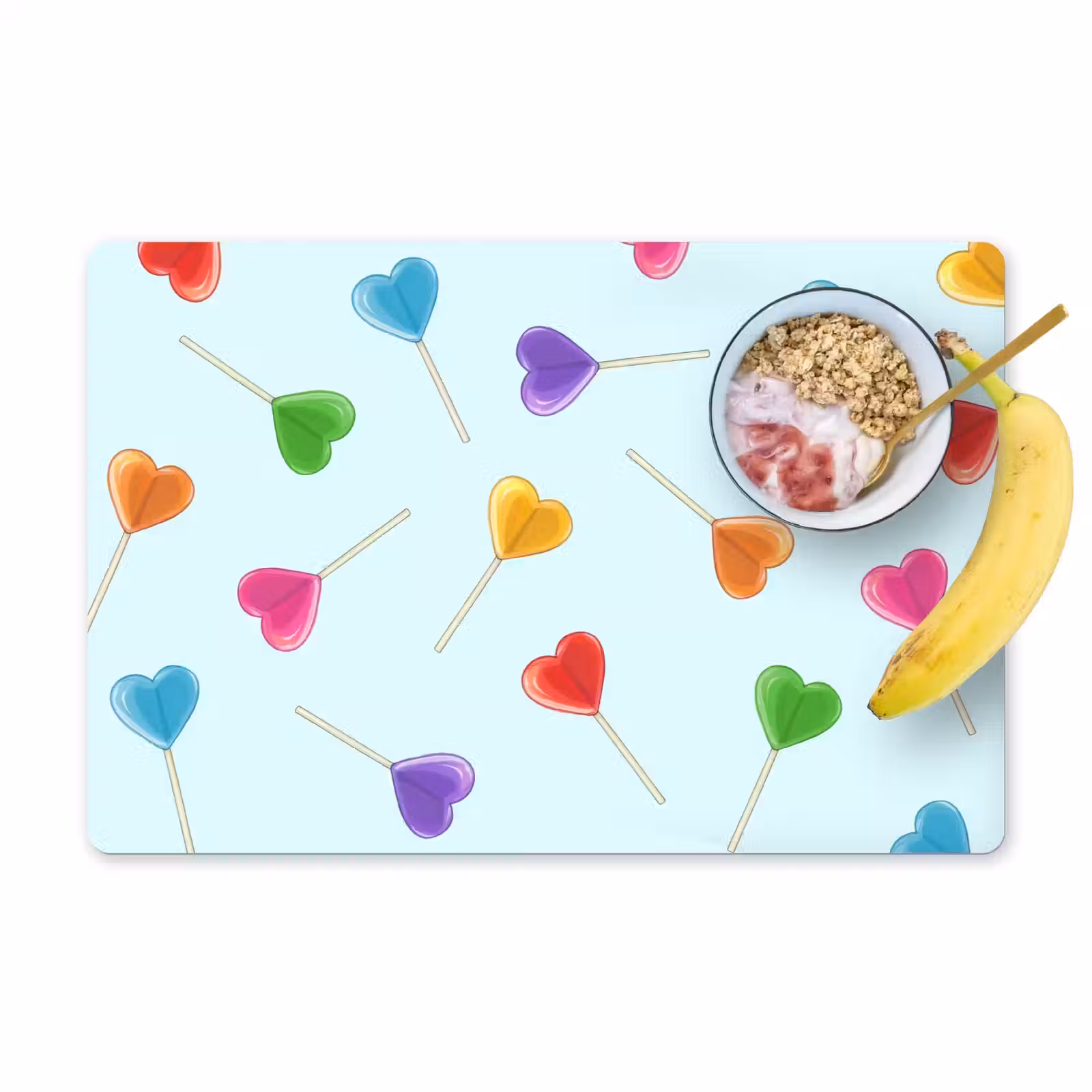 Sets de table - Sucette - Arc-en-ciel - Bonbons — 1