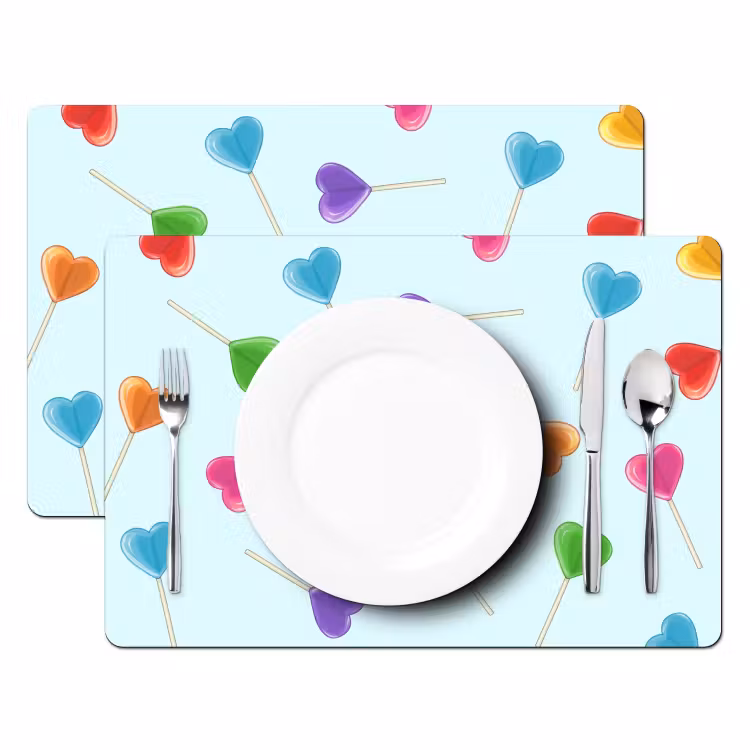 Sets de table - Sucette - Arc-en-ciel - Bonbons — 2