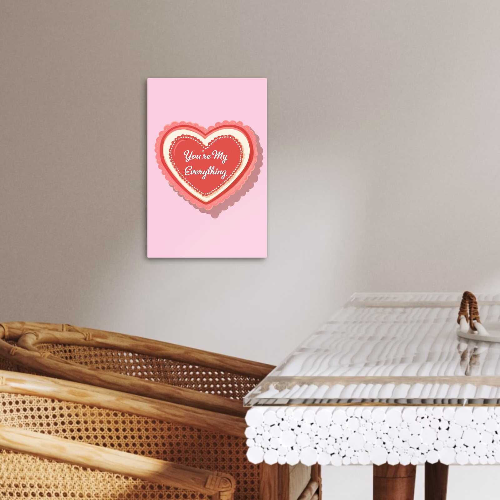 Tableau sur toile - Amour - Coeur - Valentin — 1