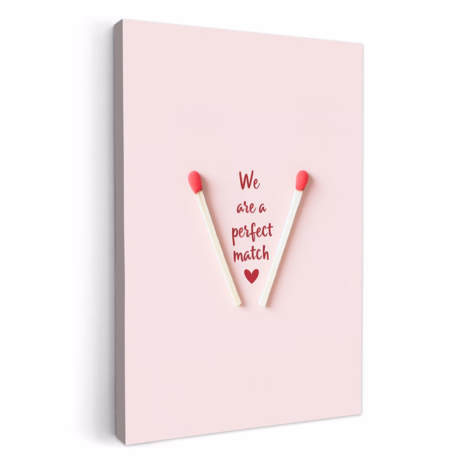 Tableau sur toile - Parfait - Minimaliste - Valentin — 1