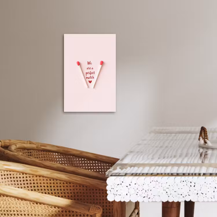 Tableau sur toile - Parfait - Minimaliste - Valentin — 4