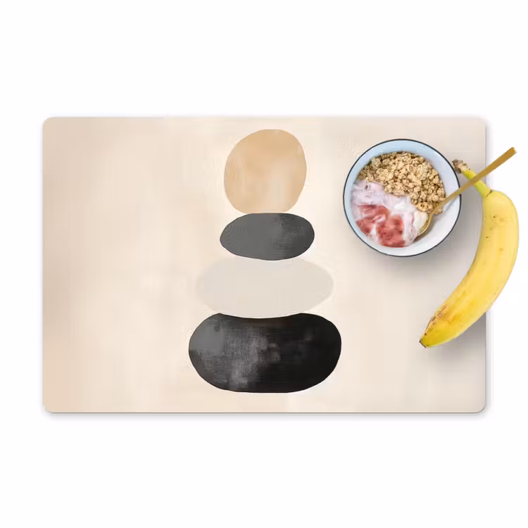 Sets de table - Japandi - Wabi sabi - Beige — 1