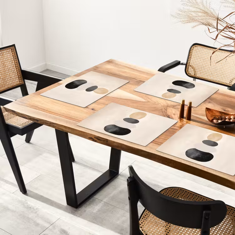Sets de table - Japandi - Wabi sabi - Beige — 4