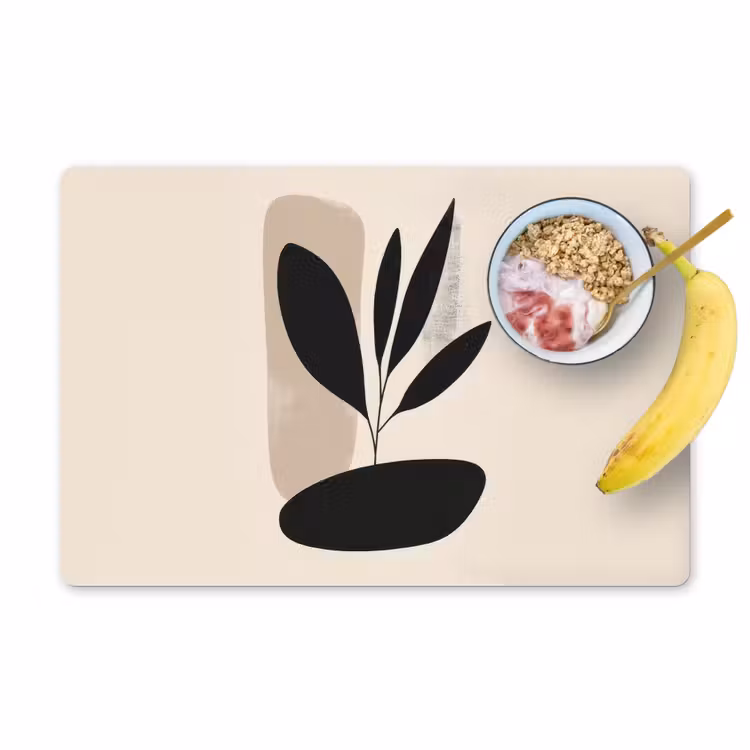 Sets de table - Plante - Beige - Japandi — 1