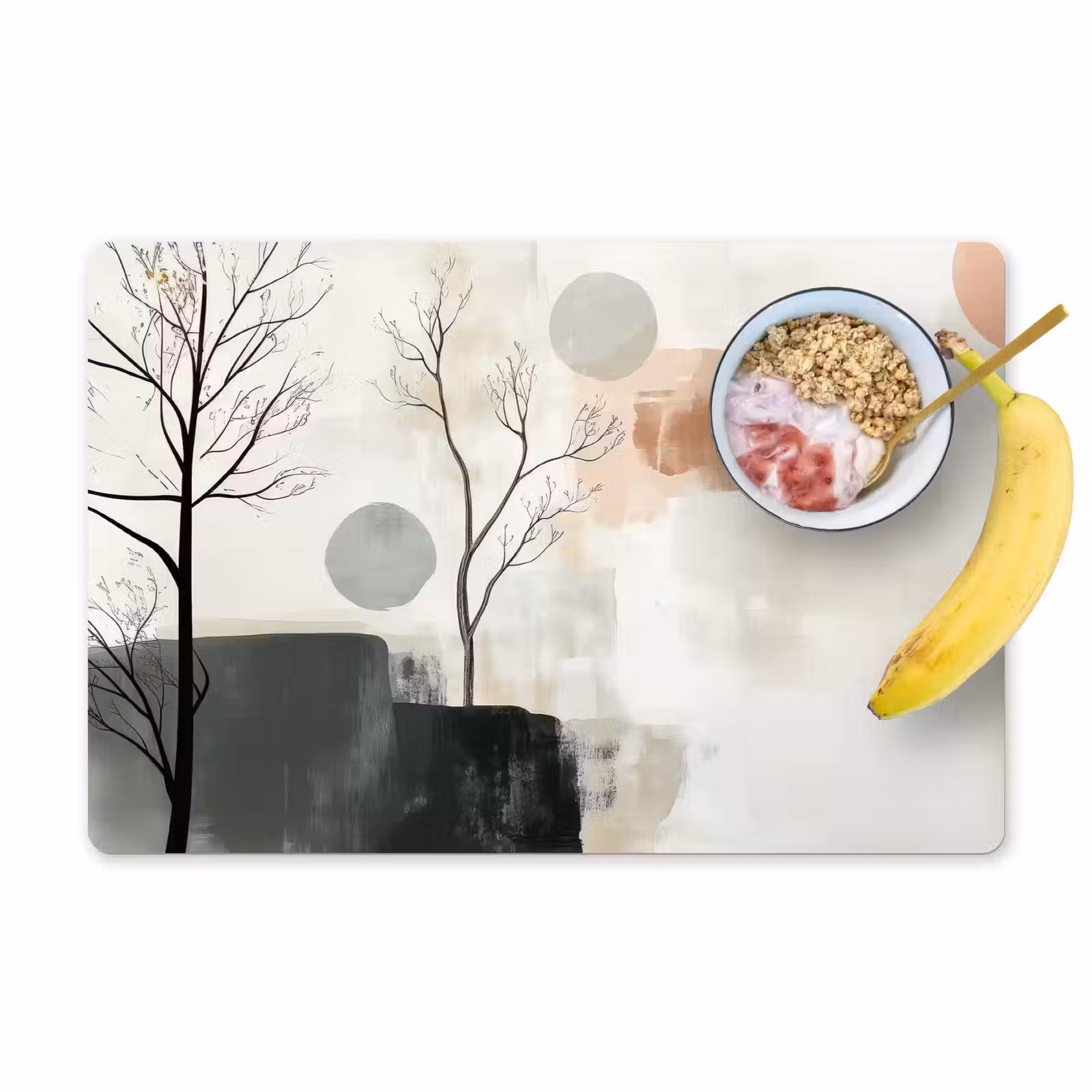 Sets de table - Wabi sabi - Beige - Plante — 1