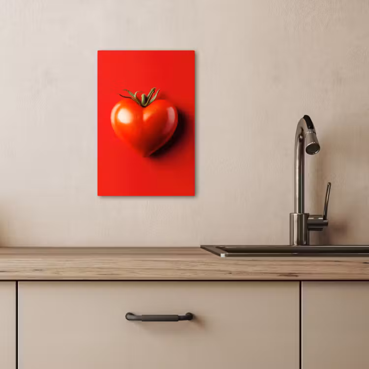 Tableau sur toile - Tomate - Rouge - Coeur — 4