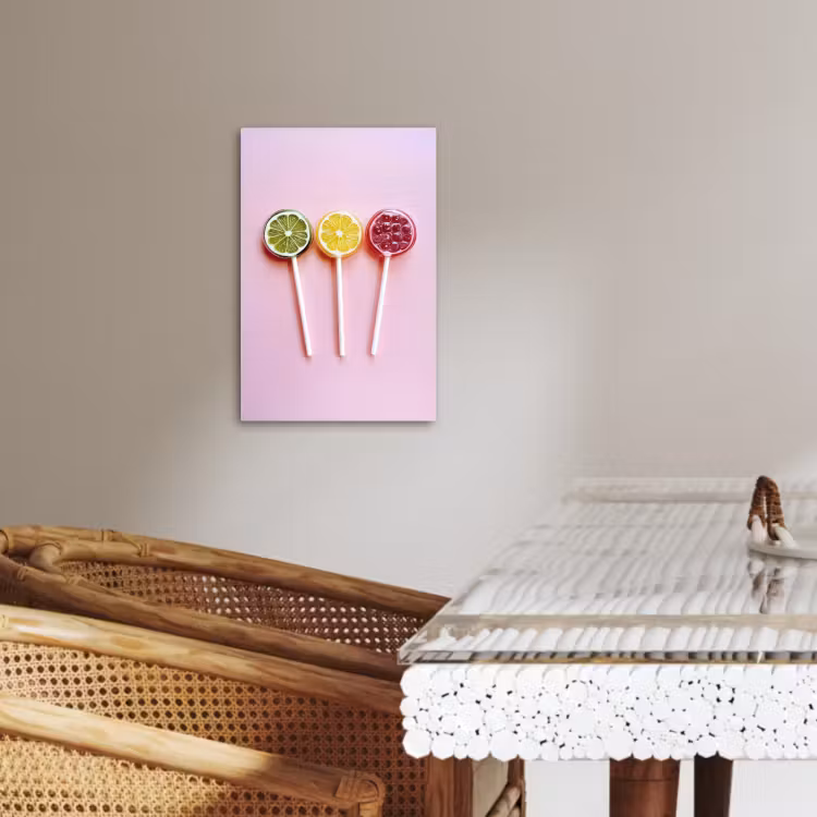 Tableau sur toile - Sucette - Bonbons - Agrumes — 2
