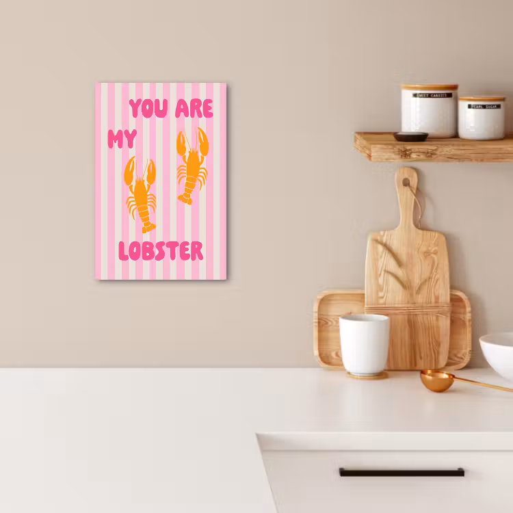 Tableau sur toile - Homard - Amour - Valentin — 4