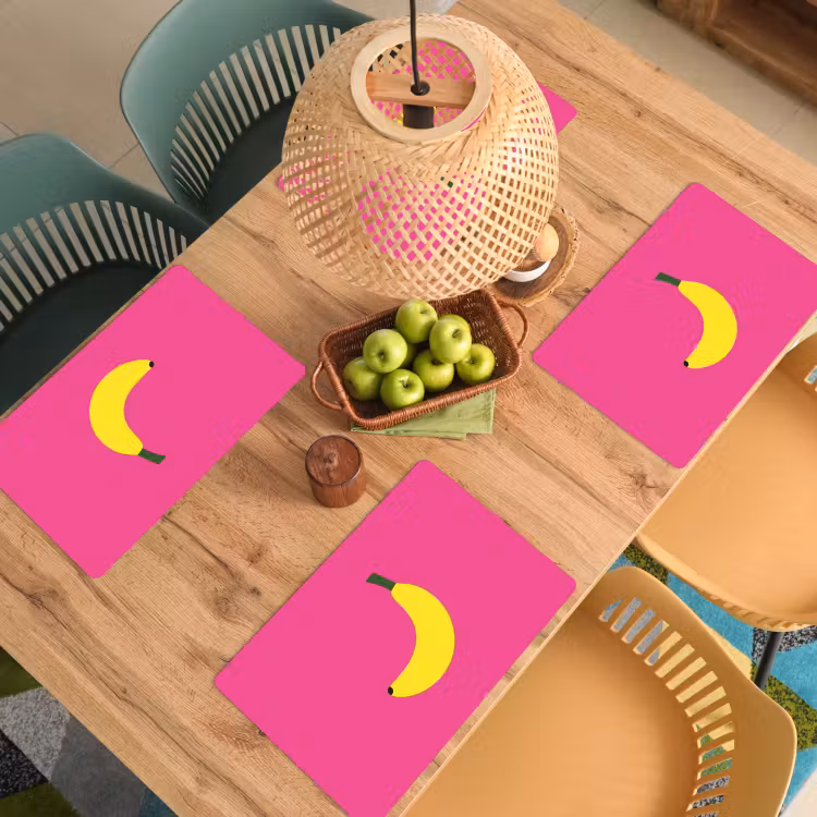 Sets de table - Banane - Jaune - Fruit — 3