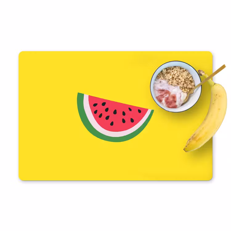 Sets de table - Fruit - Pastèque - Jaune — 1
