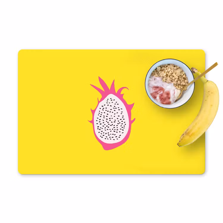 Sets de table - Illustration - Fruit du dragon - coloré — 1