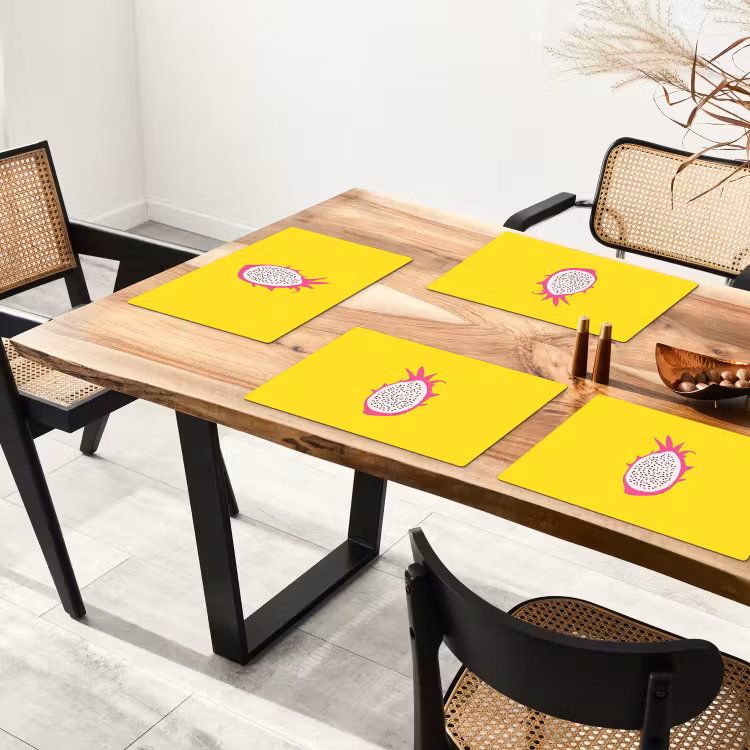 Sets de table - Illustration - Fruit du dragon - coloré — 4