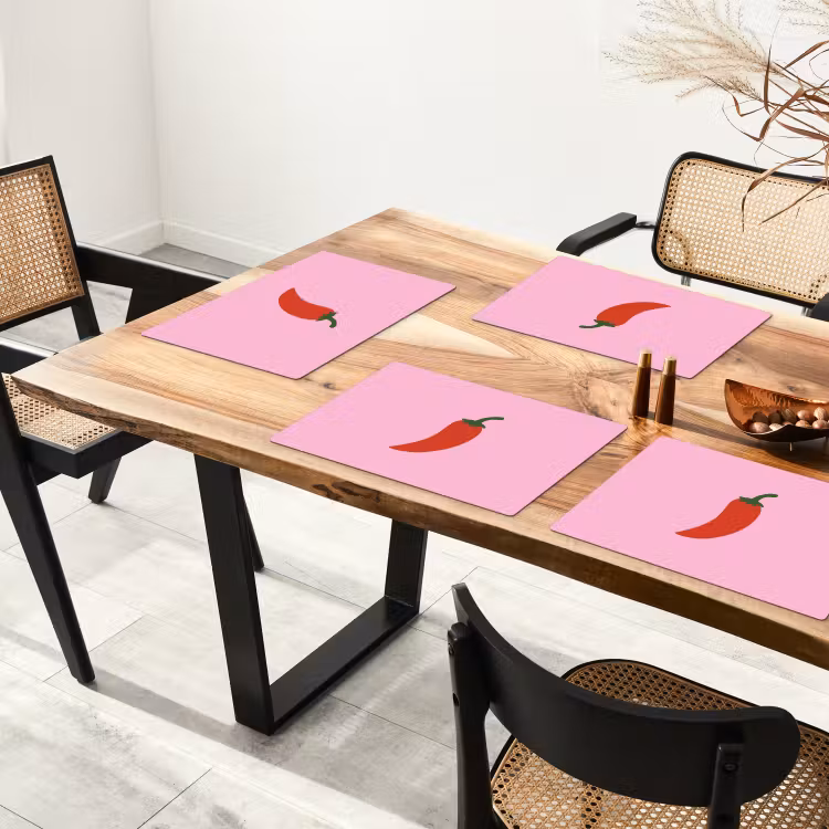 Sets de table - Poivre - Rouge - Illustration — 4