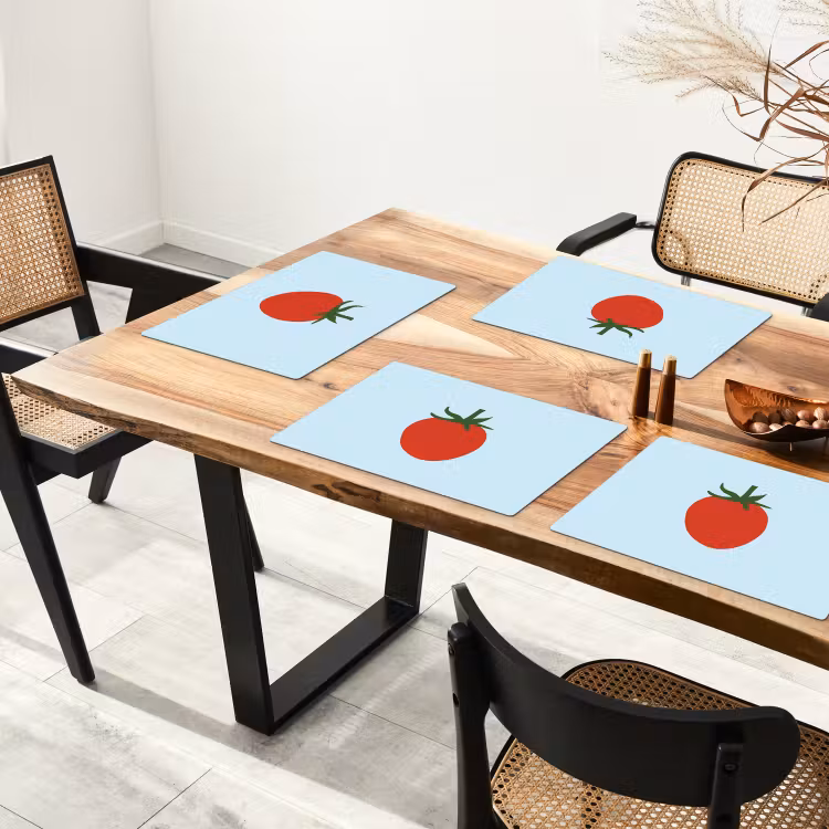 Sets de table - Rouge - Tomate - Légume — 4