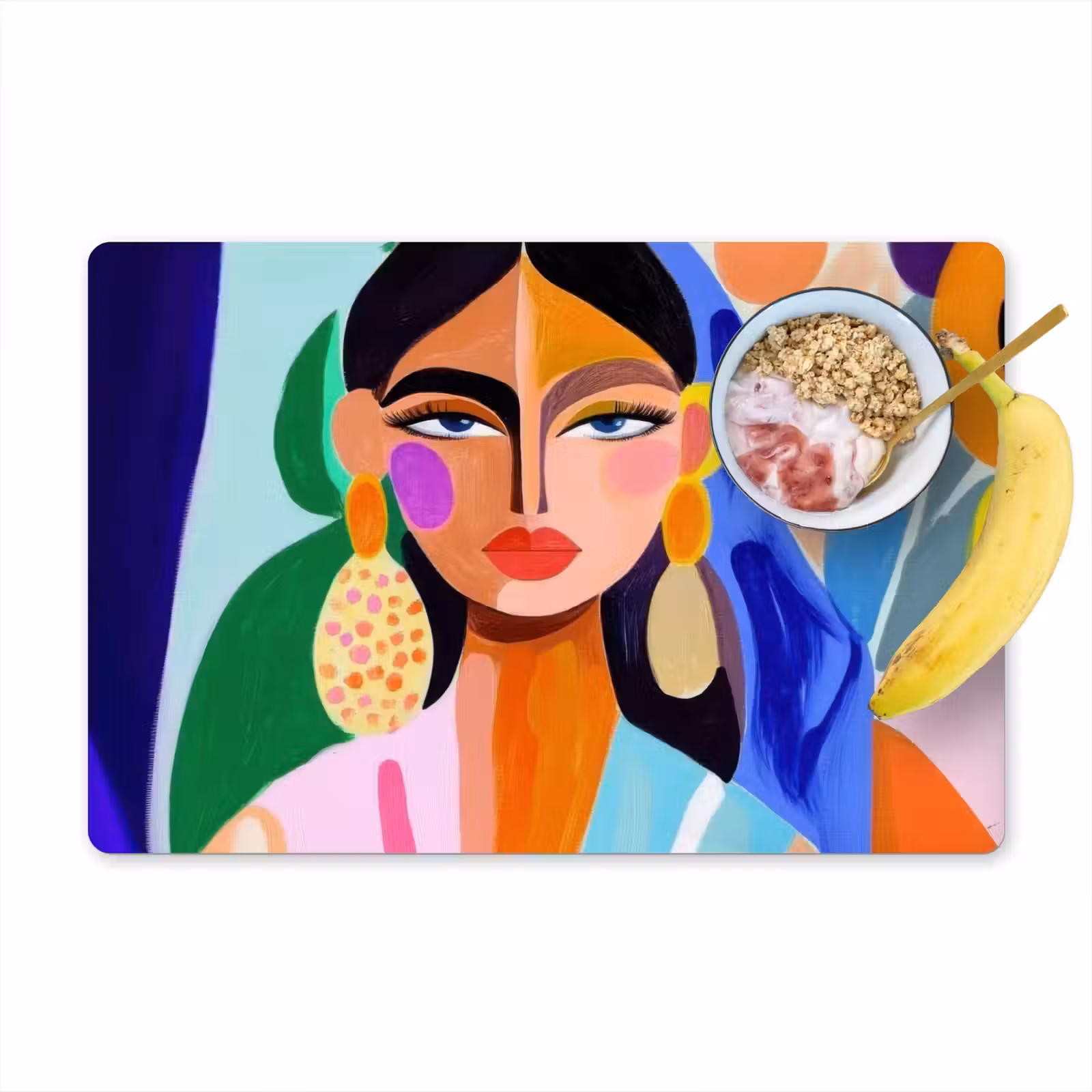 Sets de table - Portrait - Femme - Moderne — 1
