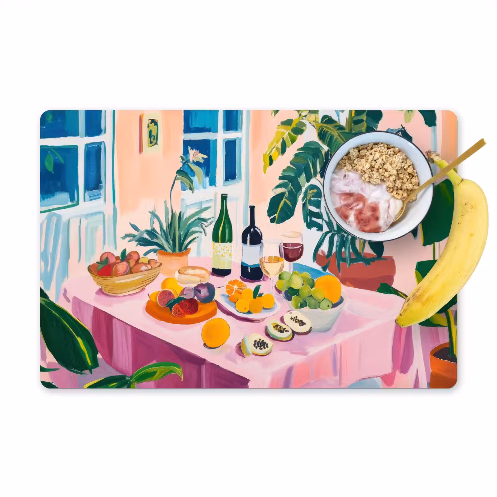 Sets de table - Table - Vin - Fruits — 1