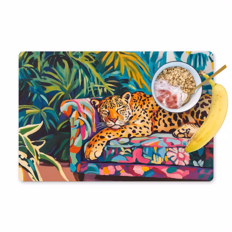 Sets de table - Léopard - Coloré - Tropical — 1
