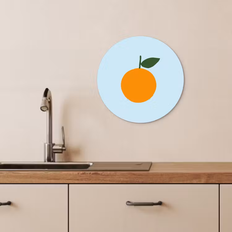 Tableau rond - Fruit - Orange — 3
