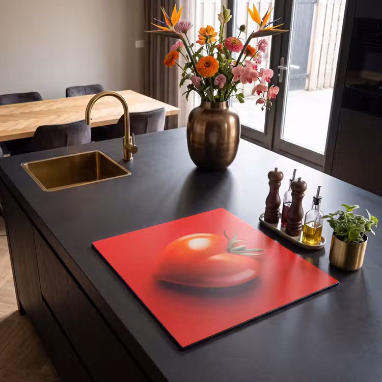 Protection plaque induction - Tomate - Rouge - Coeur — 2