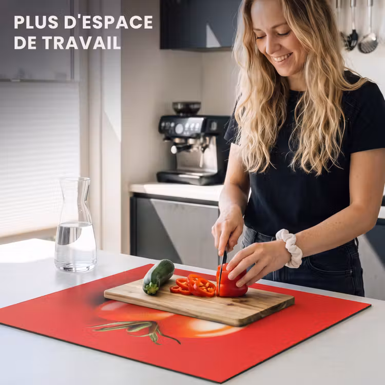 Protection plaque induction - Tomate - Rouge - Coeur — 5