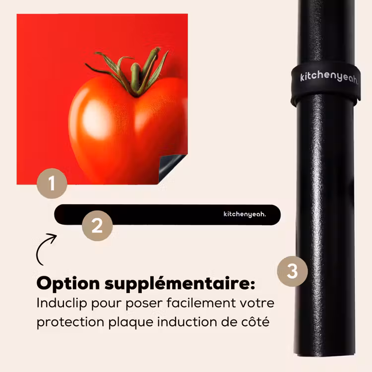Protection plaque induction - Tomate - Rouge - Coeur — 8