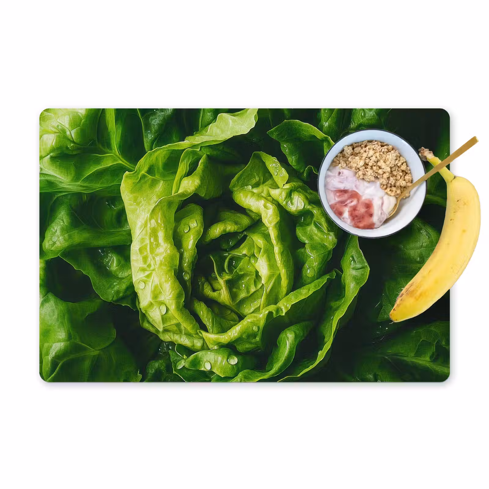 Sets de table en vinyle - Légumes - Laitue - Verte — 1