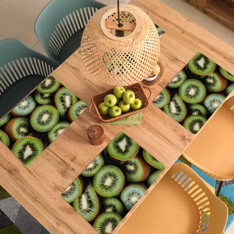 Sets de table en vinyle - Kiwi - Fruit - Vert — 3