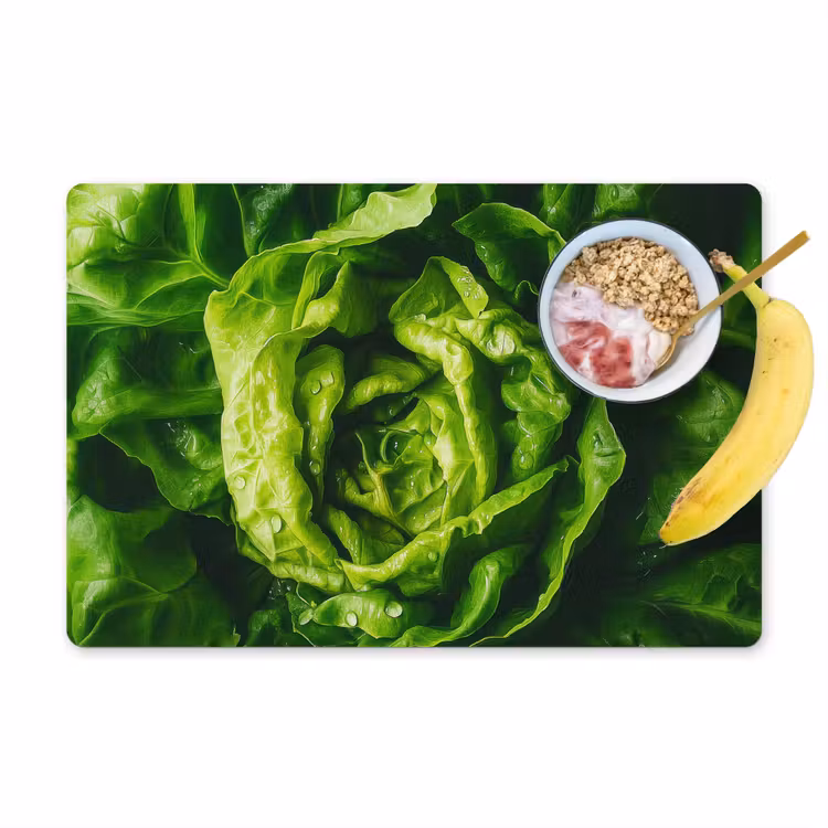 Sets de table en vinyle - Légumes - Laitue - Verte — 1