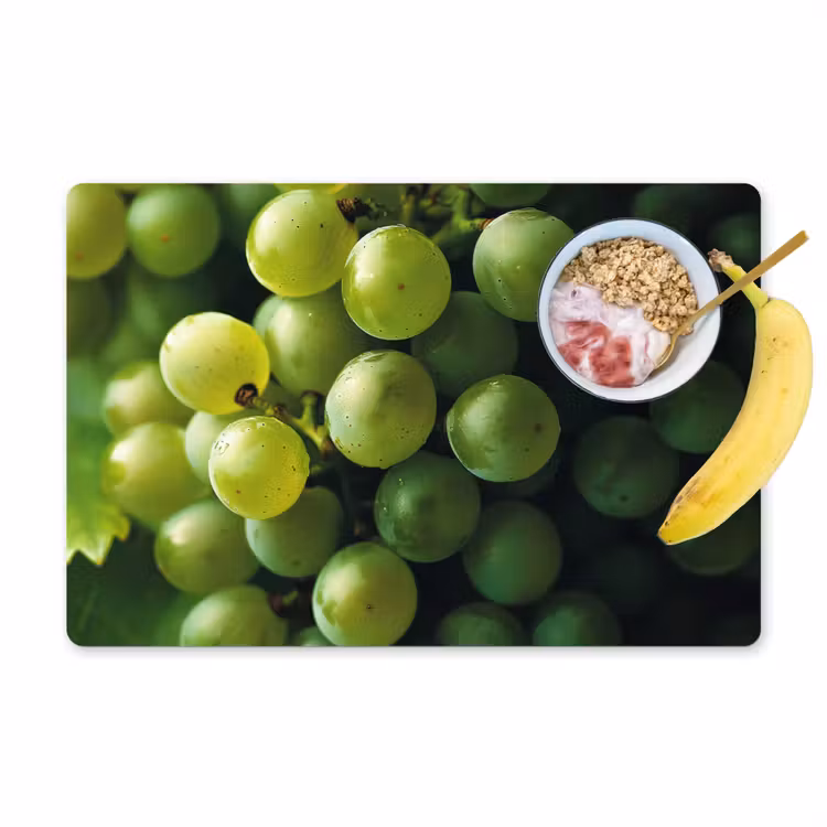 Sets de table en vinyle - Raisins - Grappe - Vert — 1