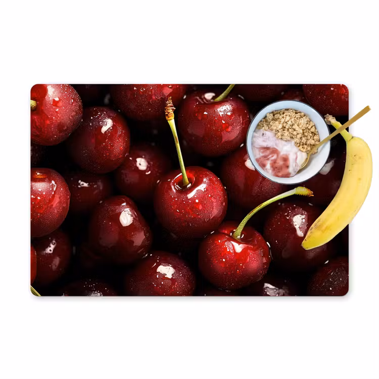 Sets de table en vinyle - Rouge - Fruits - Cerise — 1