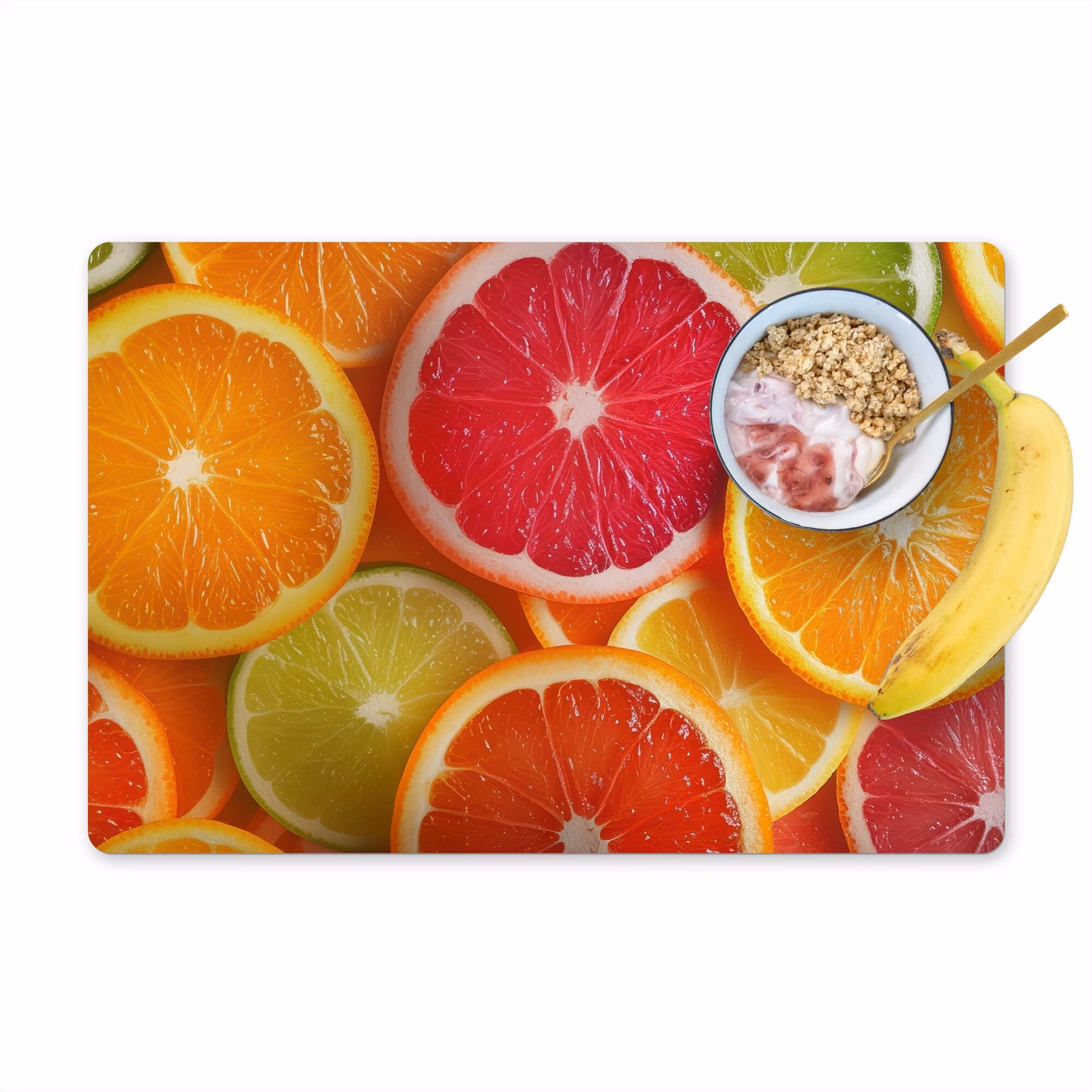 Sets de table en vinyle - Fruits - Colorés - Gros plan — 1