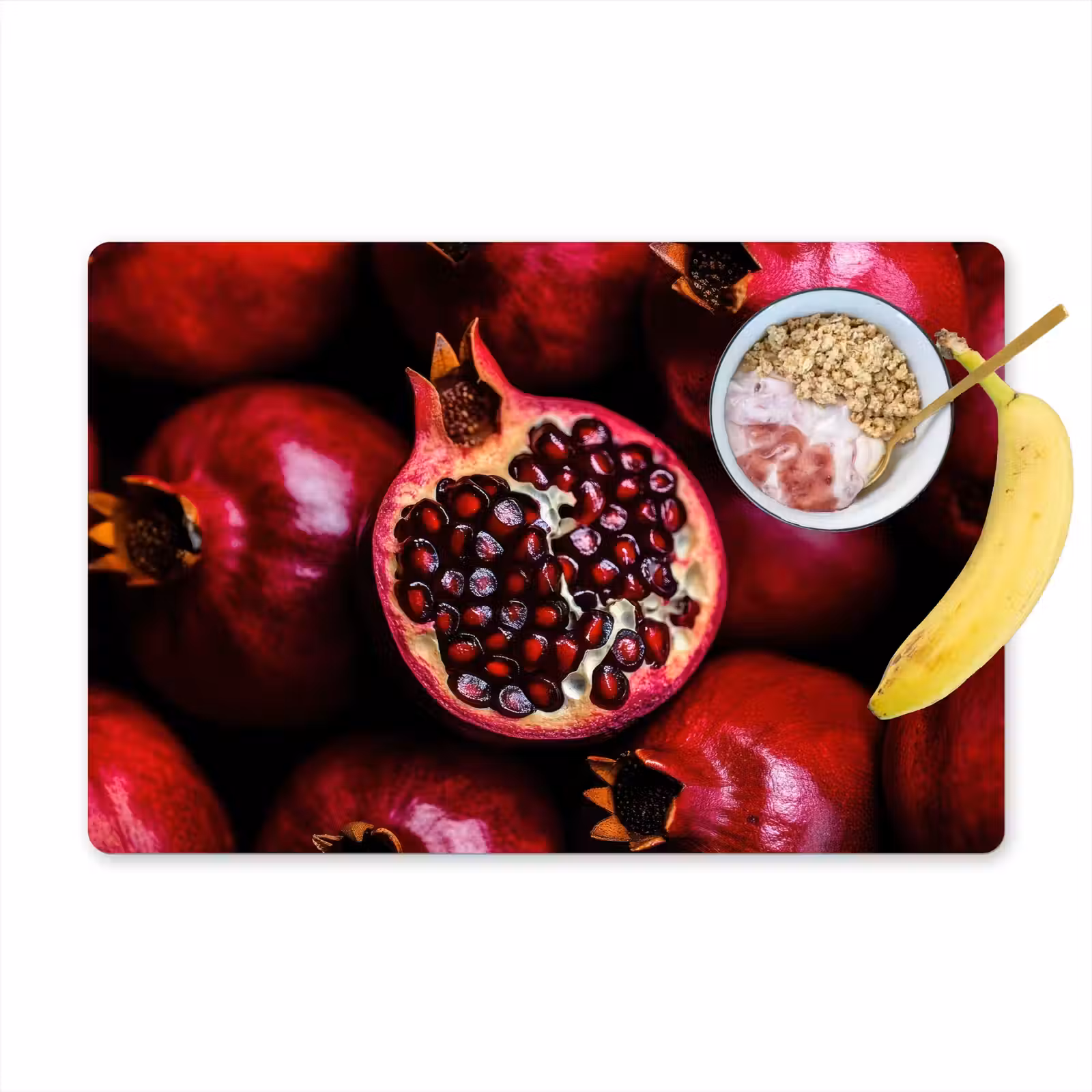 Sets de table en vinyle - Grenade - Rouge - Fruit — 1