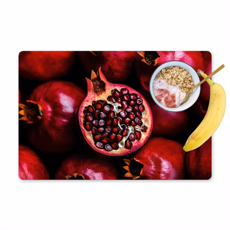Sets de table en vinyle - Grenade - Rouge - Fruit — 1