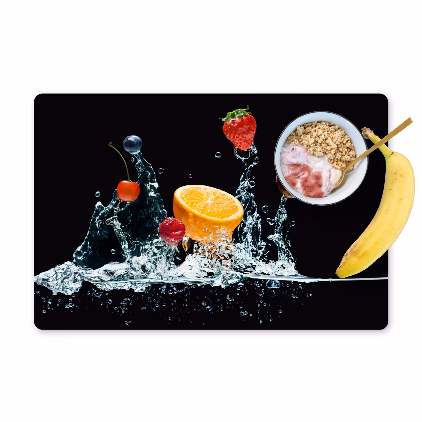 Sets de table en vinyle - Carnaval des fruits et de l'eau — 1