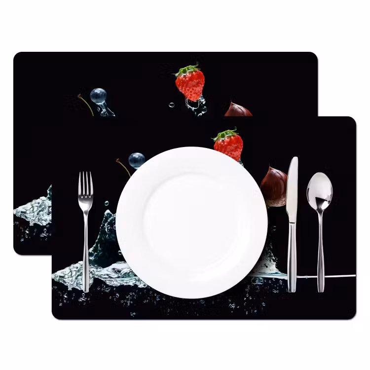 Sets de table en vinyle - Carnaval des fruits et de l'eau — 2
