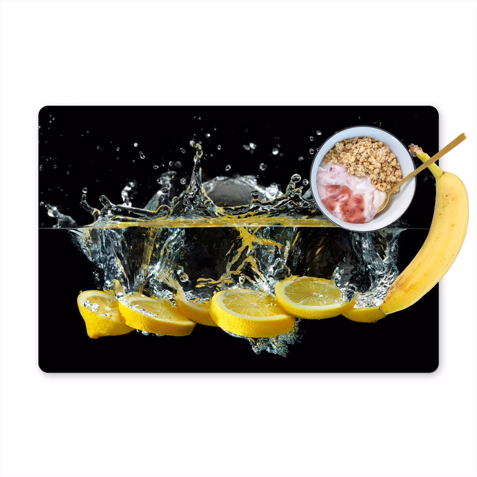 Sets de table en vinyle - Des citrons dans le théâtre aquatique — 1