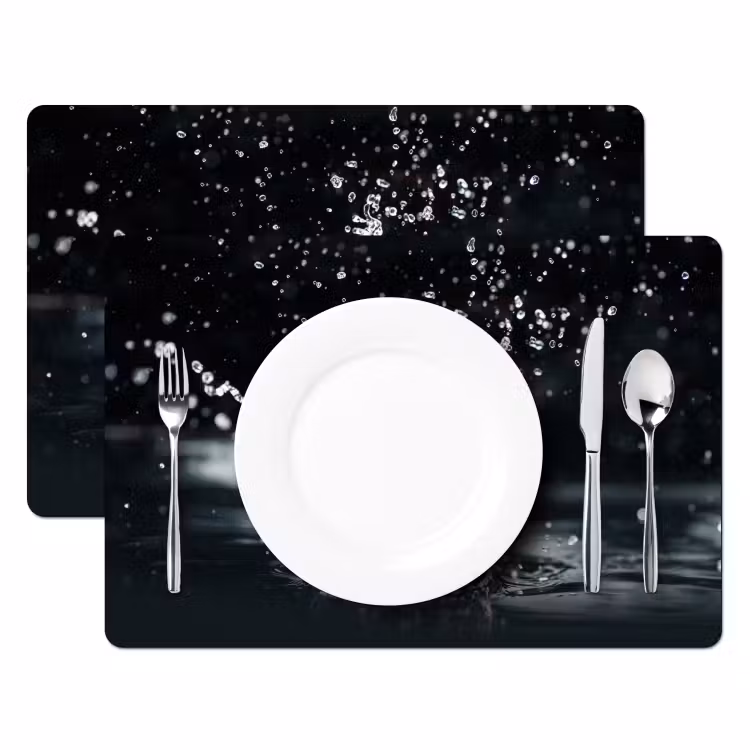 Sets de table en vinyle - Torsade de tomates — 2