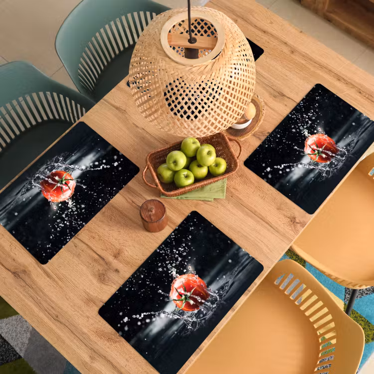 Sets de table en vinyle - Torsade de tomates — 3