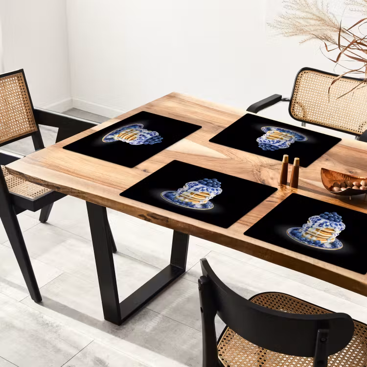 Sets de table - Crêpes - Myrtilles - Assiette — 4