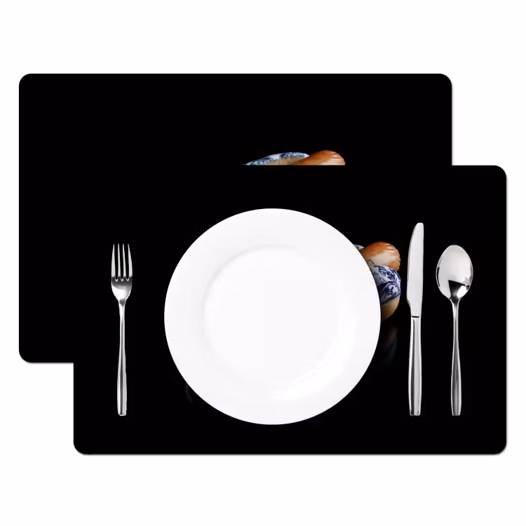 Sets de table - Hot dog - Porcelaine - Bleu de Delft - Aliments — 2
