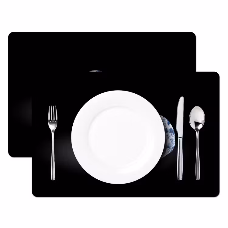 Sets de table - Sushi - Bleu de Delft - Riz - Poisson - Elégant — 2