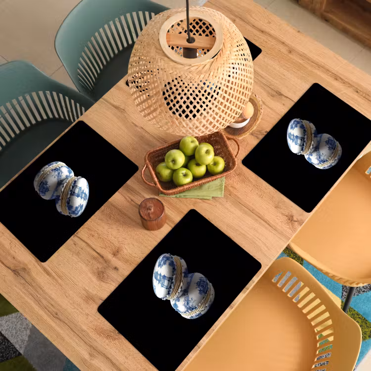 Sets de table - Alimentation - Macarons - Bleu de Delft - Biscuits — 3