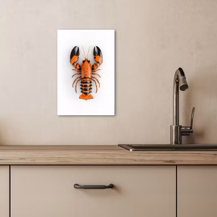 Tableau sur toile - Cancer - Noir - Orange - Blanc - Unique — 2